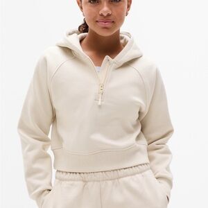 Athleta Girl’s Cropped Half-Zip Hoodie